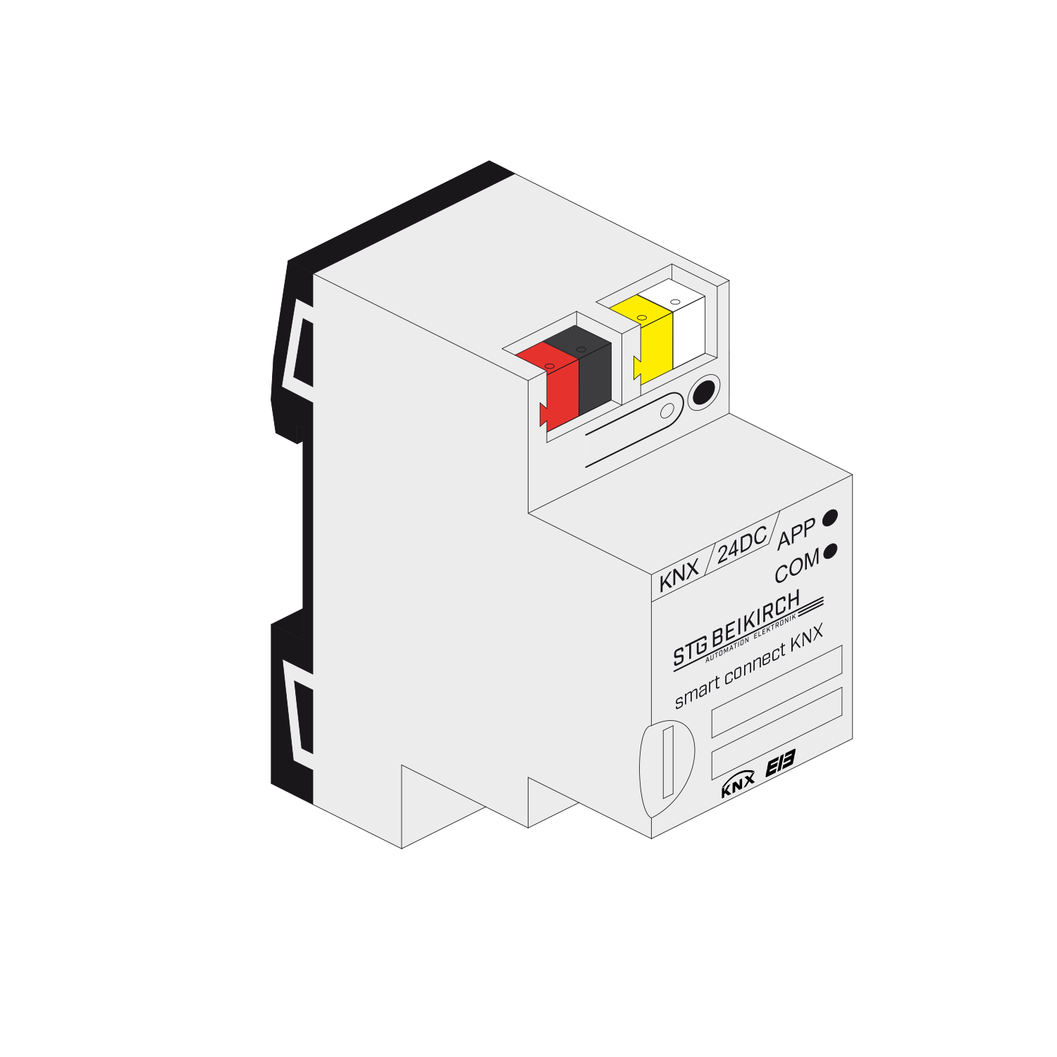 ISE Smart Connect KNX Kingspan STG MZ3 Modul zur Anbindung der MZ3-Zentrale an ein KNX-Gebäudeautomationssystem.