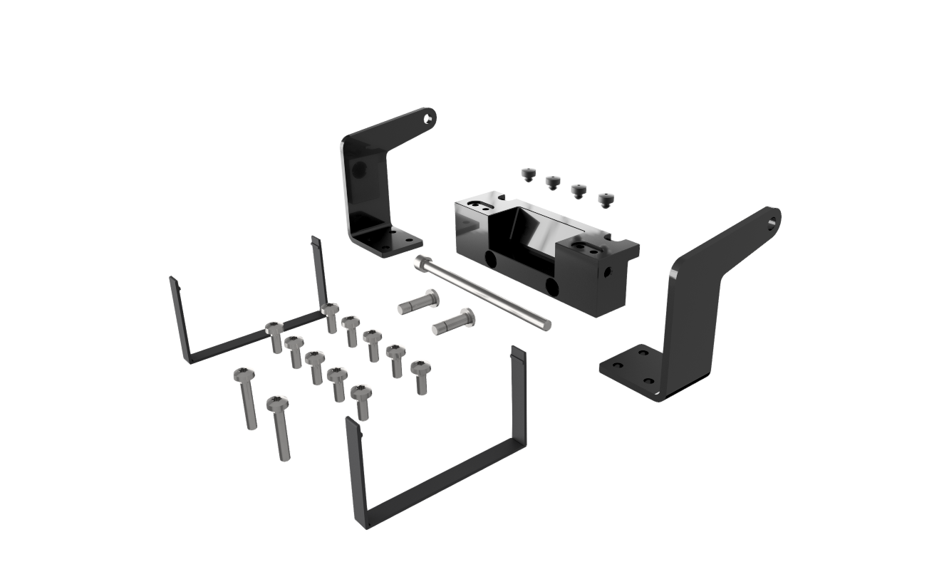 Zubehör Konsolenset KCDXL BF/OOR-0/SW [Flächenbündig]