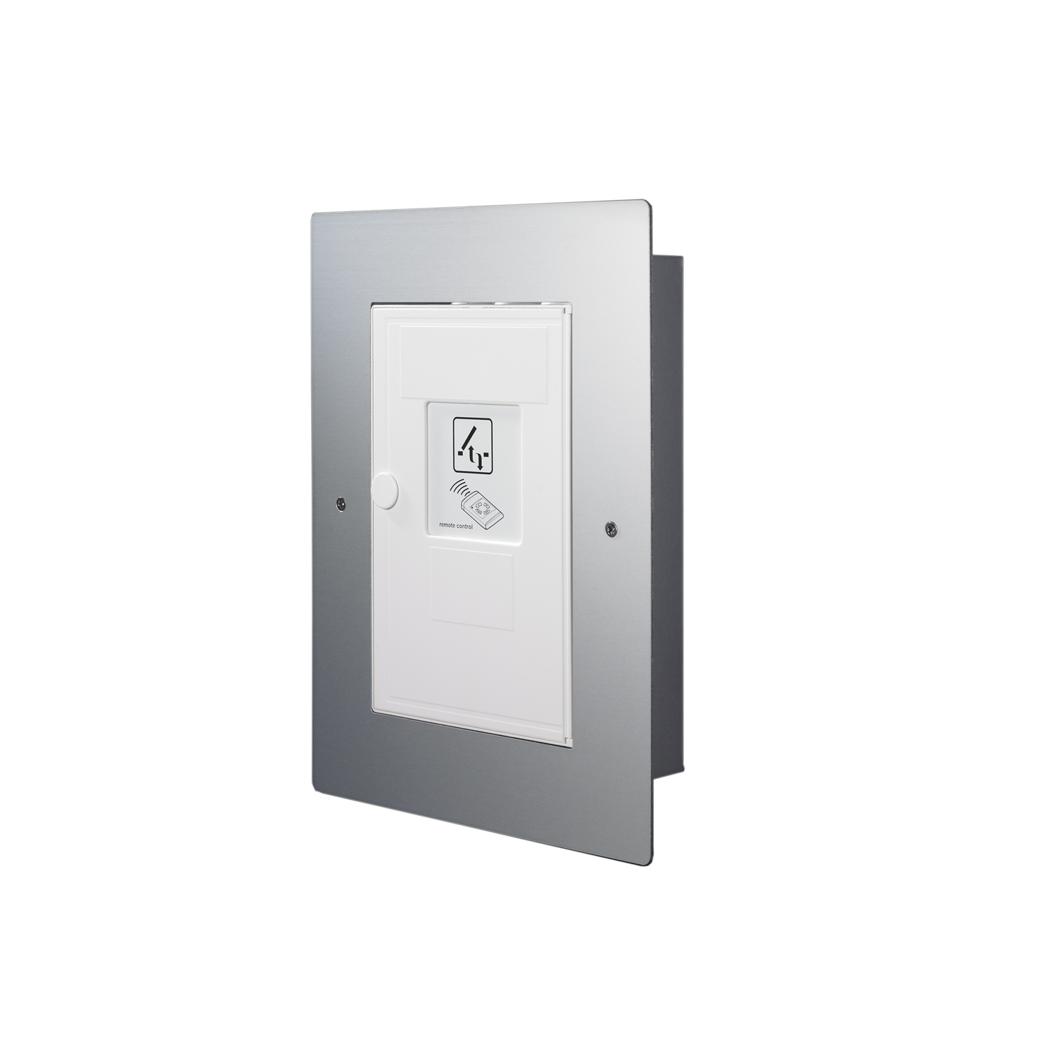 Unterputz-Einbauset für Kompaktzentrale 2A mit Blendrahmen für flache Wandmontage